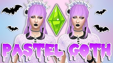 The Sims 4: Create a Sim | Pastel Goth // with Spookshow Sims