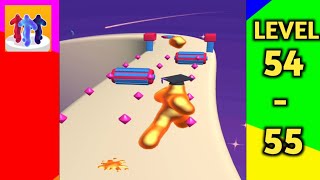 Blob Runner 3D- All Levels Gameplay Andriod,ios (Level 54-55)