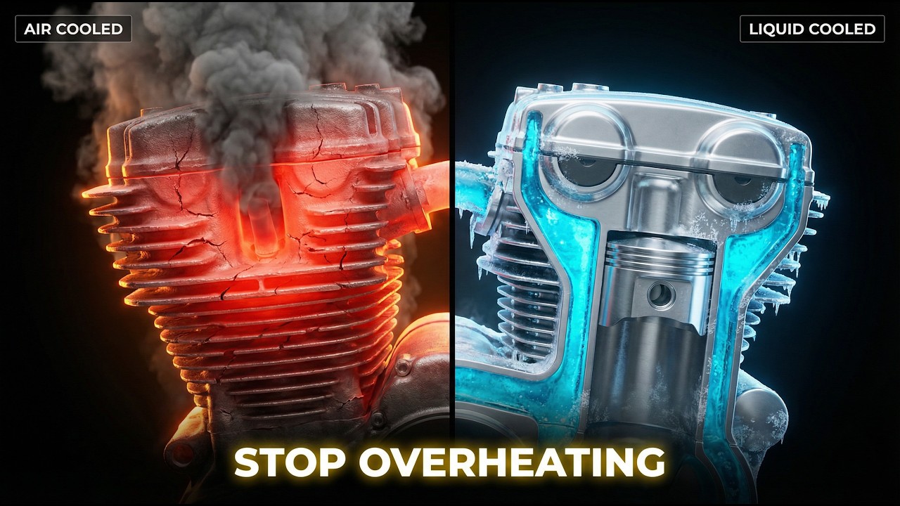 Air Cooled vs Liquid Cooled: Which Engine Wins? 🏍️ - YouTube