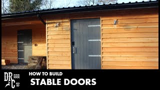 DIY Stable Doors for New Workshop || How to Make