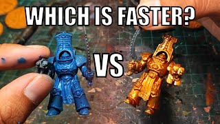 Should you paint blue or gold first?? Thousand Sons Painting