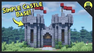 Minecraft Easy Small Castle 🏰 Java + pe 1.20+ #minecraft #castle #trending #hard #new #easy #best #1