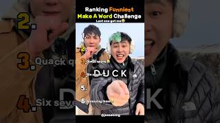 Ranking Funniest Make A Word Challenge Part-4 😂