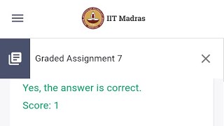 # week 7 maths 2 graded assignment #bs degree #iitm # IIT Madras ## Wealth