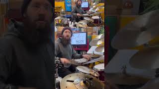 Demonstration of rebound strokes: #drumlesson video summary 👻🥁 #drums #denton