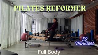 Pilates reformer full body, 30 minutes