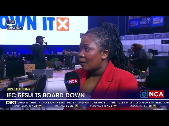 2024 Elections | IEC results board down class=