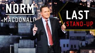 Norm Macdonald Last Stand Up on Letterman