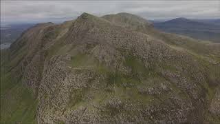 Cul Mor, North West Scotland from above.