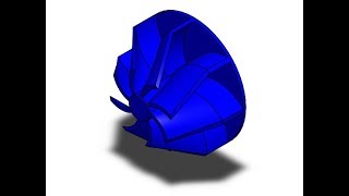 3D Model using loft and pattern feature on SOLIDWORKS - 11