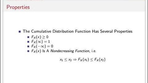 Fundamentals of Probability Theory (6/12): CDFs and PDFs
