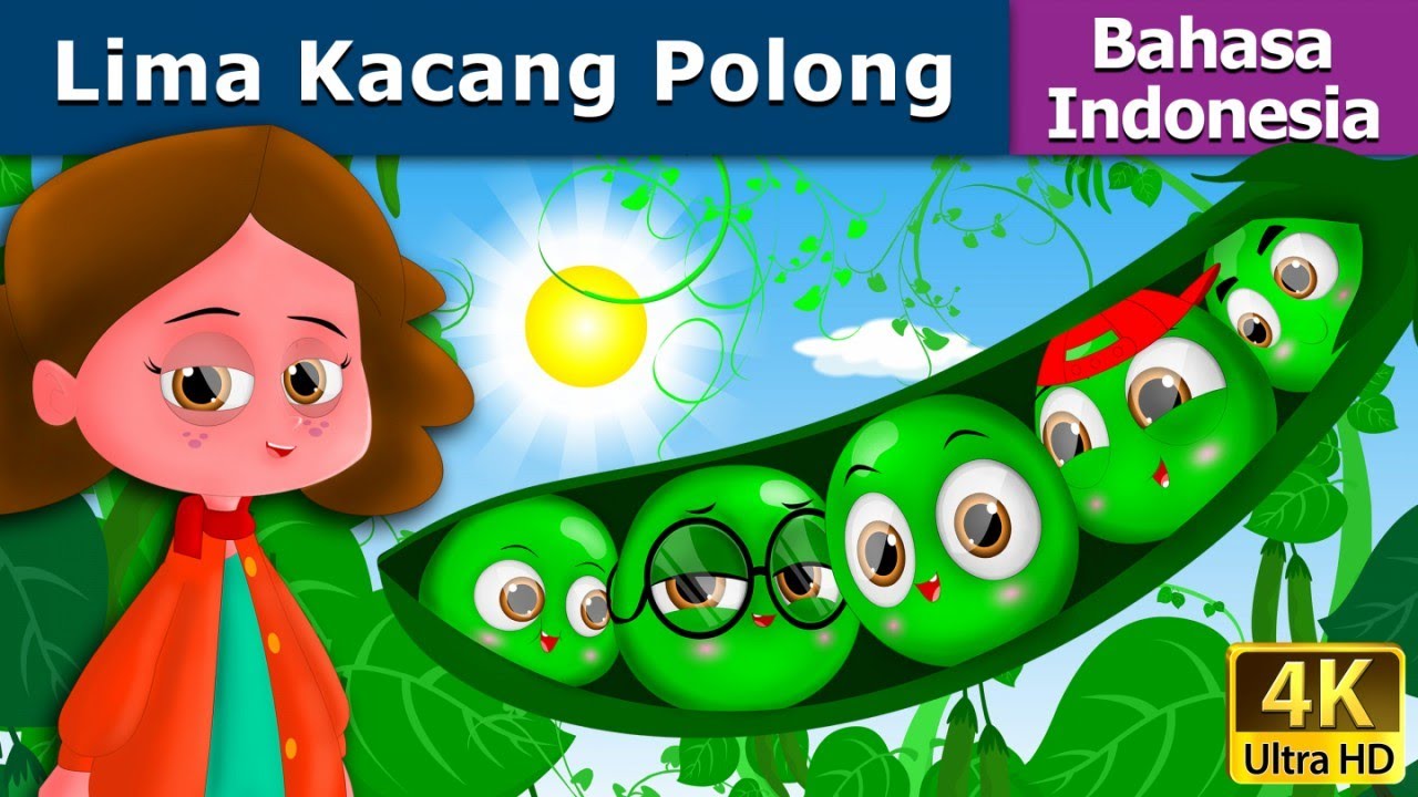 Lima Kacang Polong  Dongeng anak  Kartun anak  Dongeng 