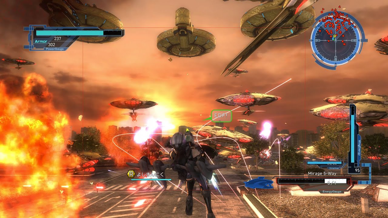 Earth Defense Force 5 - 39. Brutal Battlefield - YouTube