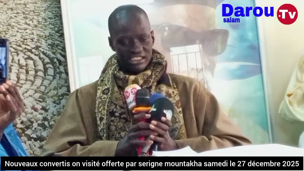 Nouveaux convertis on visité offerte par serigne mountakha samedi le 27 décembre 2025