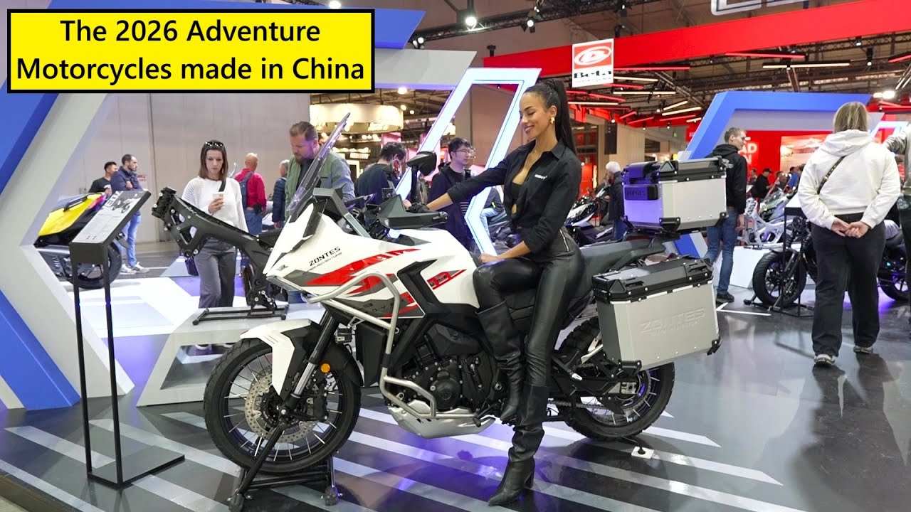 The 2026 Adventure motorcycles made in China - YouTube