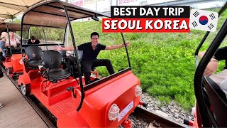 NAMI ISLAND 🇰🇷 Day Trip From Seoul South Korea You Must Do! GANGCHON RAIL BIKE PARK | PETITE FRANCE by Nick and Helmi 29,784 views 9 months ago 9 minutes, 59 seconds