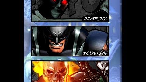 Deadpool, Wolverine, Ghost Rider Arcade Mode [UMvC3]