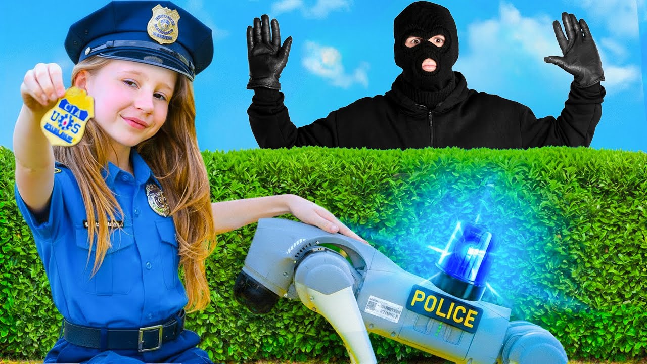 Nastya Polisi Detektif Kejar-kejaran Cerita Lucu - Kompilasi 1 Jam