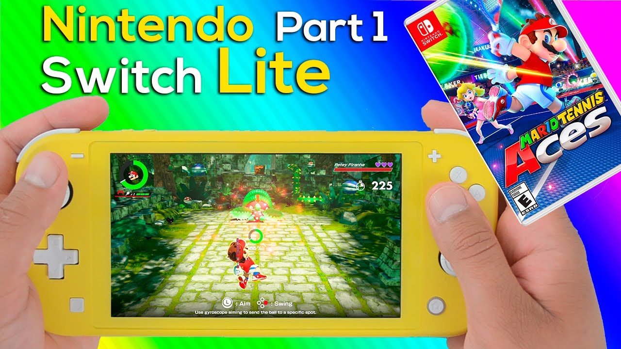 Mario Tennis Aces Gameplay on Nintendo Switch Lite - Part 1 - YouTube