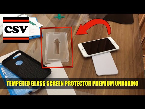 iPhone 8+: Tempered Glass Screen Protector | Premium - UNBOXING & INSTALLATION Kit Guide - 2019