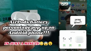 Airpods battery percentage pop-up on Android phone!!! TUTORIAL"grabe iphone na iphone ang dating" screenshot 4