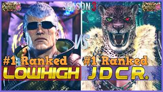 T8 S3 ▰ JDCR (#1 Ranked Armor King) Vs LOWHIGH (#1 Ranked Bryan) ▰ Tekken 8 High Level Gameplay