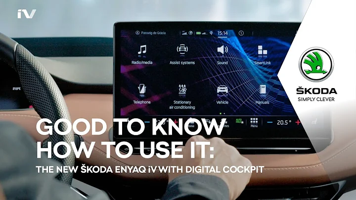 The fully electric ŠKODA ENYAQ: How to use the Digital Cockpit