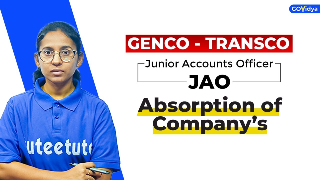 GENCO-TRANSCO JAO Classes | Absorption of Company’s #transco #genco #jao