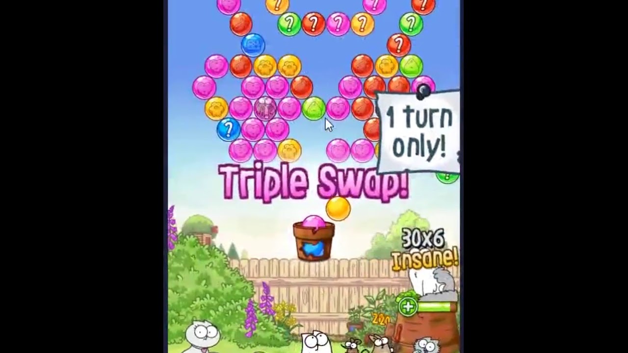 Simon's Cat Pop Time Level 421 - NO BOOSTERS 😺 | SKILLGAMING ✔️