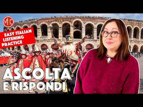 Video Ascolta e rispondi: il Carnevale in Italia - Italian Listening Practice (Learn Italian A2-B1)
