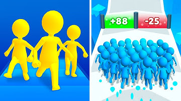 Count Masters vs Join Clash 3D🥪🥤🥪Walkthrough Max Gameplay BE4141