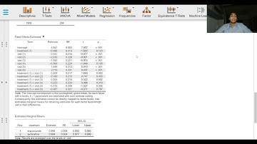 3. Generalized linear mixed effects models - Output