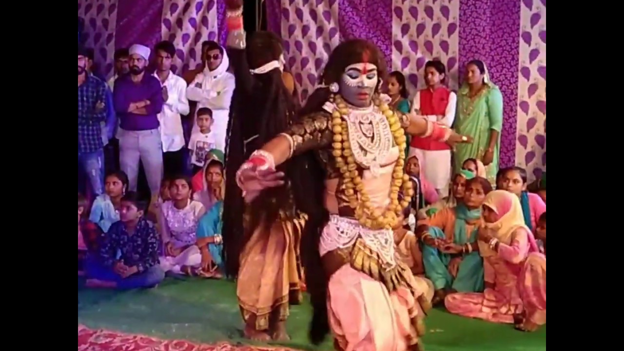 Vipit Kalka art group karnal  maa kali ki bhut sunder Jhanki live jagran video 2019