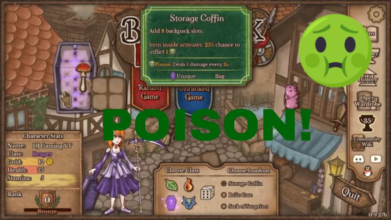 BackPack Battles A Decent Poison Build