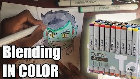 USING "COPIC MARKERS" FOR THE FIRST TIME EVER!!