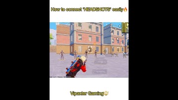 Best trick to connect Headshots in bgmi ✅( #bgmi #pubgmobile #shorts )