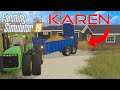 FARMER DUMPS MANURE ON KAREN (CELEBRATING @Austin Farmer 100K SUBSCRIBERS)