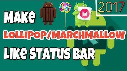 How to Change Android Notification/Status Bar with any version (No Root)| HD |