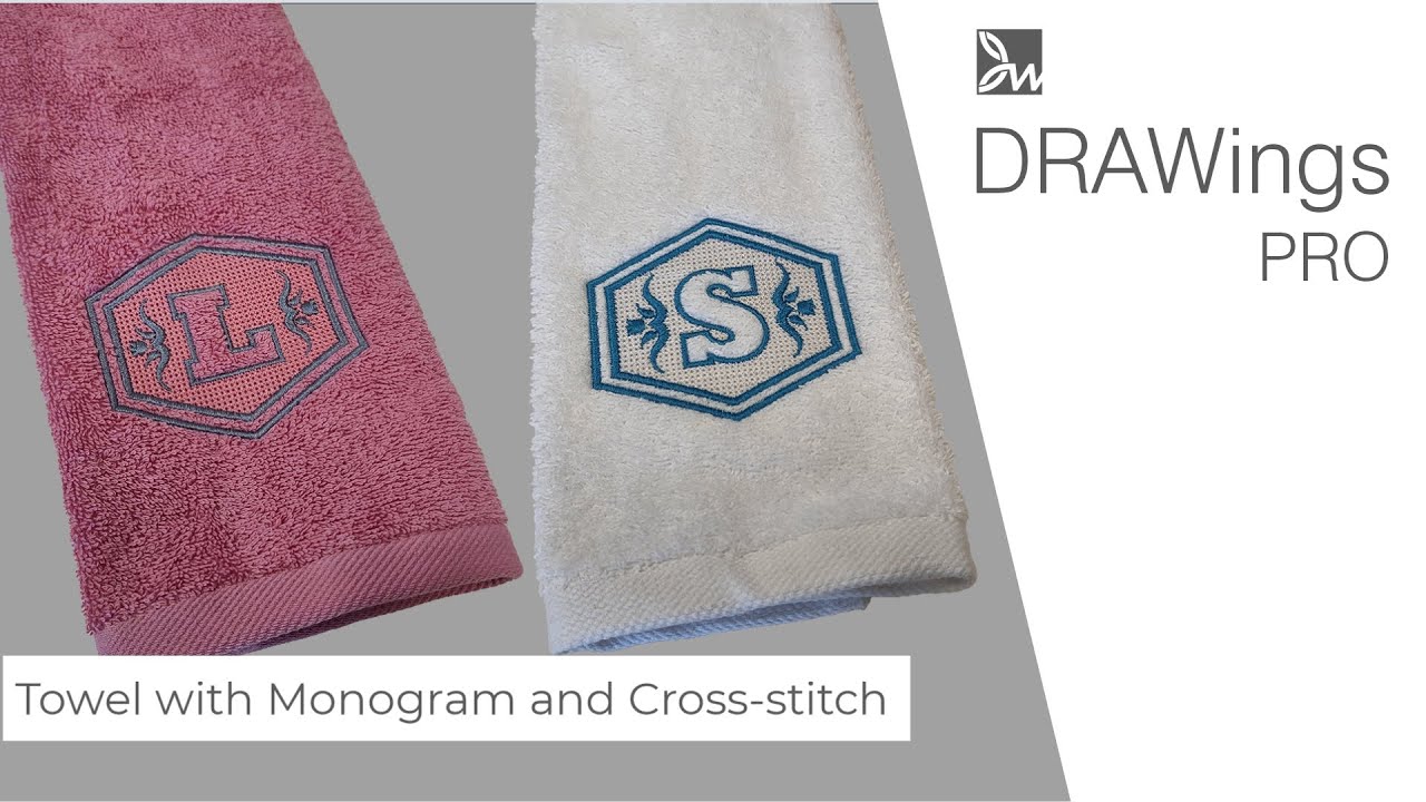 Personalize Your Towels with Monograms, Exposed Loops and Cross-Stitch Magic 2 YouTube player
