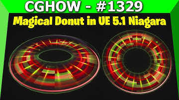 Magical Donut in Unreal Engine 5.1 Niagara  👉 Trailer