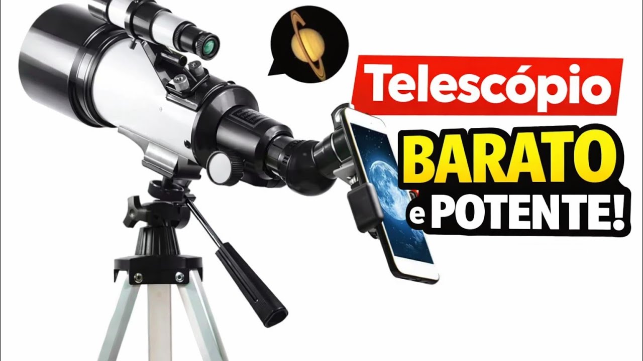 Esse Telescópio 70mm é o MELHOR Custo-Benefício para Iniciantes 🔭 - YouTube