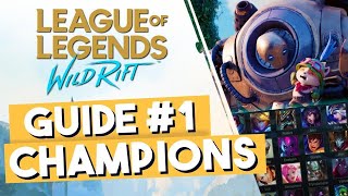 ML PLAYERS GUIDE TO WILD RIFT - Champions screenshot 5
