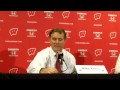 Wisconsin coach Mike Eaves, Jan. 31, 2015