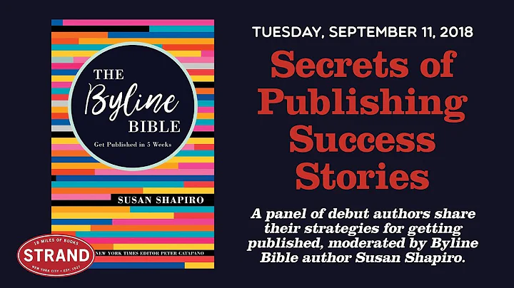 Susan Shapiro: Secrets of Publishing Success Stories