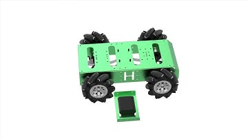 JetMax Robot Arm with Wheel Assembly