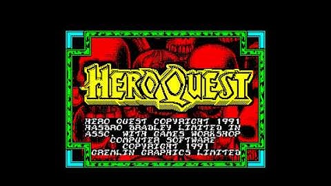 "Hero Quest" title music, ZX Spectrum 128k