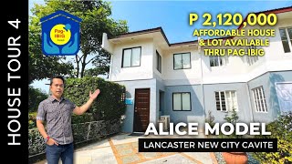 ALICE Model • Pinaka Murang Bahay sa Lancaster New City na Pwede sa Pagibig • General Trias Cavite