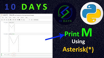 13. Print M Using * | Alphabet Using Asterisk