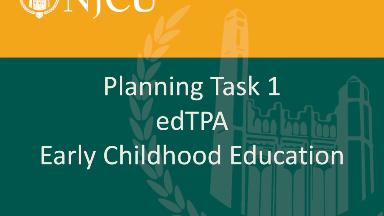 edTPA Task 1 Early Childhood Video YouTube