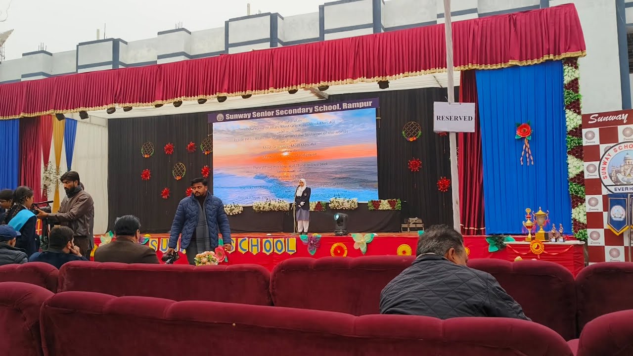 Sunway Senior Secondary School, Rampur (annual function) 🙋🥳 